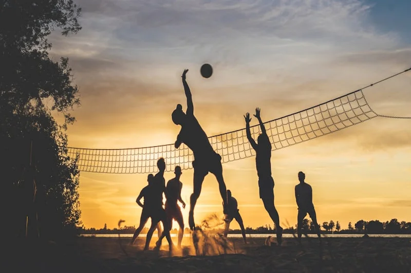 Tiang Voli dan Badminton Portable BM Jaring Sport
